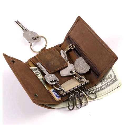 keychain wallet mens|wallet that attaches to keys.